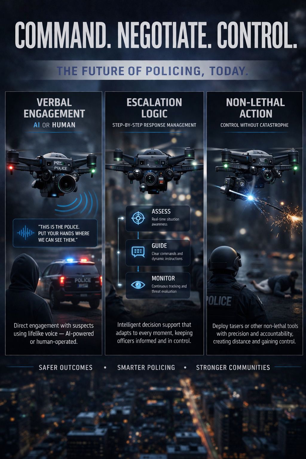 BlueVoice: Command, Negotiate, Control. The future of policing, today.